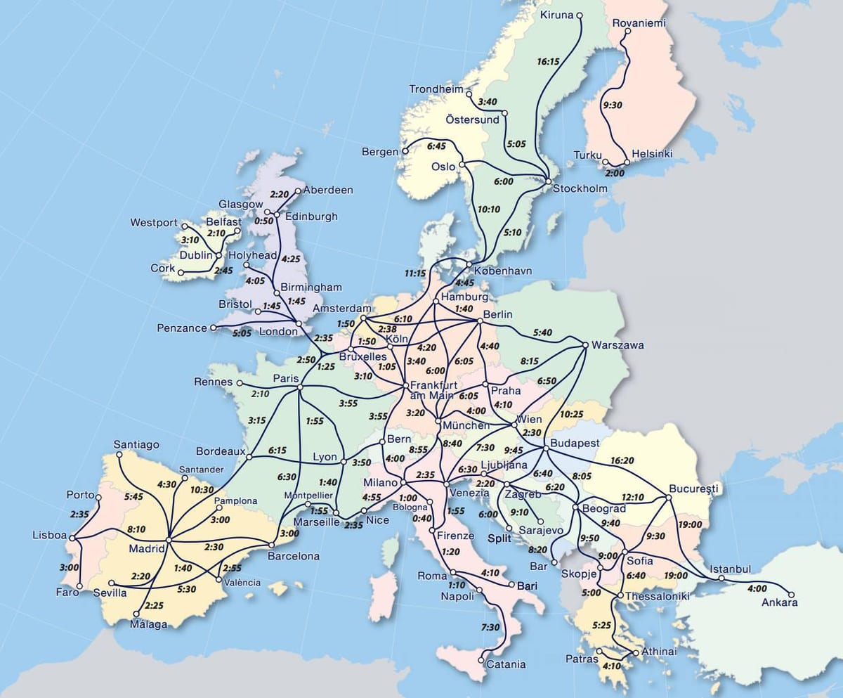 Карта проїзні eurail Норвегія