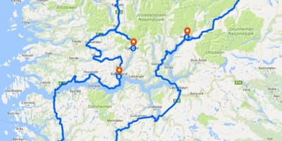 Льодовик Норвегія карті