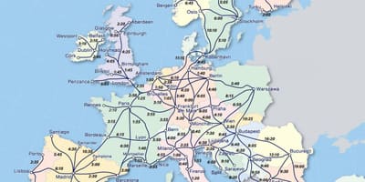Карта проїзні eurail Норвегія